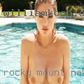 Rocky Mount naked woman
